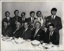 1969 Press Photo Dr H Russell Beatty Wentworth Institute President at Awards Din