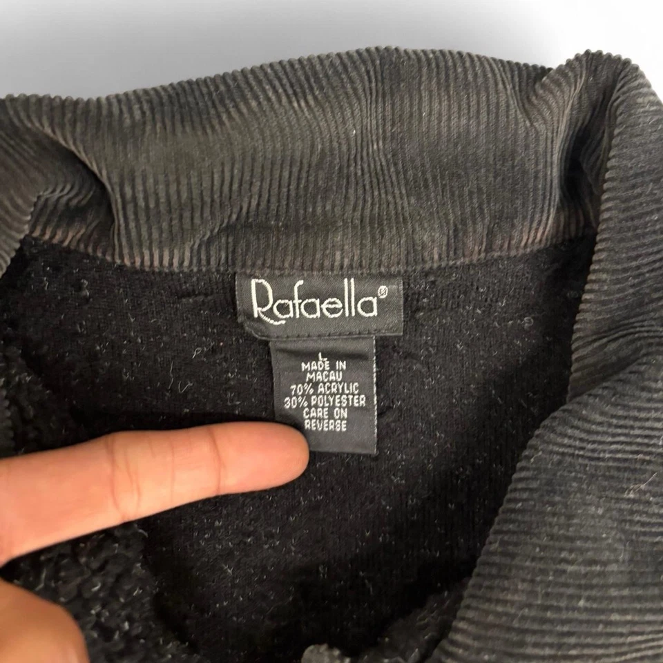 VTG Rafaella fleece vest Sz L Women’s  - Image 3 of 4