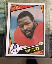 Andre Tippett 84 Topps #143 New England Patriots Rookie Card HOF  (Mint)