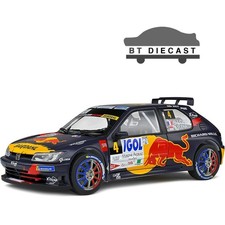 SOLIDO 2021 PEUGEOT 306 MAXI RALLYE DU MONT BLANC #4 1/18 BLUE S1808301