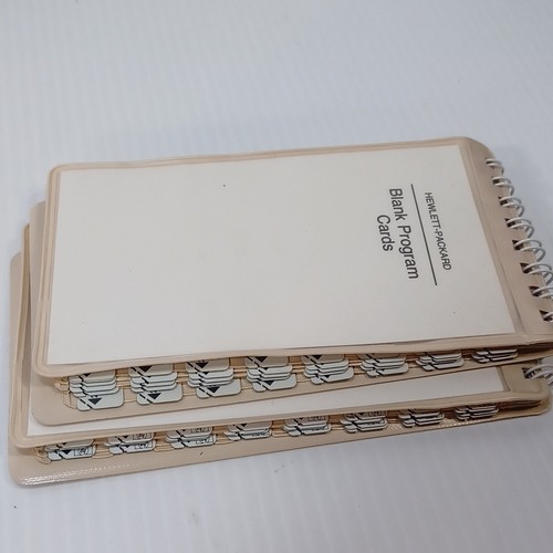 HP-97 Calculator Standard PAC Manual Book W/ Blank Program Cards - Picture 4 of 6