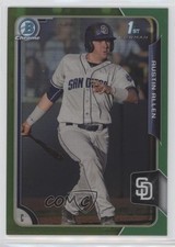 2015 Bowman Draft Chrome Green Refractor 76/99 Austin Allen #123 4n0