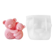 Valentine's Day Candle Mold for Candle Making, 3D Silicone Mold for Resin Cas...