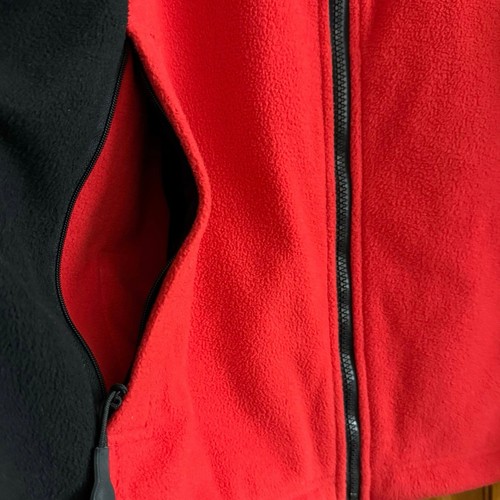 Hilti fleece zip front jacket red white black men’s 2XLT 2X tall windbreaker - Picture 5 of 14