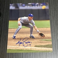 KELLY GRUBER TORONTO BLUE JAYS MLB Signed Autographed 8x10 Photo AUTHENTIC D