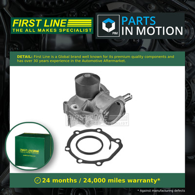 Water Pump fits SUBARU FORESTER SF5, SG 2.0 97 to 05 Coolant Firstline Quality