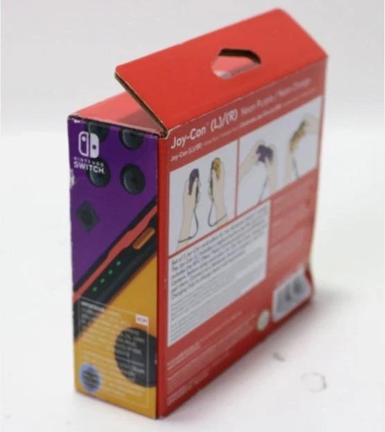 Controladores Joy-Con Nintendo Switch (L/R) púrpura naranja - probados, envío rápido Foto 4 de 4