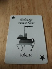 Vintage Joker Single Swap Playing Card Art Old Gaming Poker Game Fun Ads History