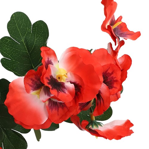 Home Plant Bunch Pansy Fake Flower DIY Craft Red/Orange/Purple Rose Red - Bild 3 von 72