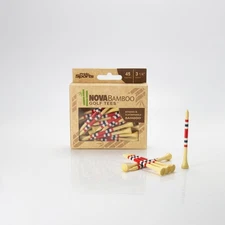 PrideSportsGolf Tees 3-1/4", Red/White/Blue Stripe 