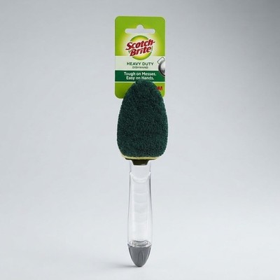 Scotch-Brite Heavy Duty Poly Fiber Dishwand with Soap Dispenser
