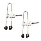 <!--F#f_0-->Handy 2 Pack of Rubber Head Lever Action Grid Clamps for Ceiling Tiles Setup<!--F/-->