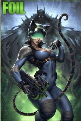 ABSOLUTE CATWOMAN #1 KENDRICK LIM VIRGIN GREEN FOIL LTD 1000 PREORDER 6/10
