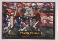 1993 Pro Set Power Power Combos Prizm Karl Mecklenburg Michael Brooks #8 0n2