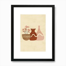 Vases And Pots Art Print Framed Wall Art Poster Canvas Print Picture