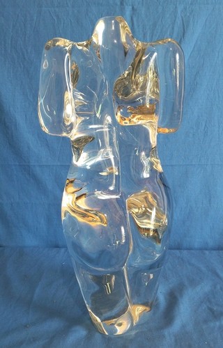 Scultura Busto Nudo Donna opera unica Vincenzo Nason Vetro Murano firmata - Foto 6 di 24