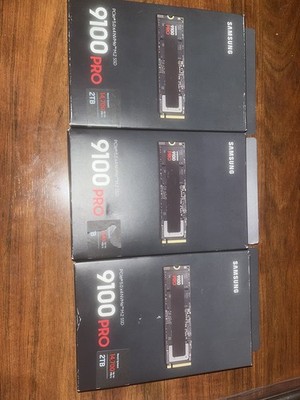 Samsung 9100 PRO 2TB M.2 PCIe 5.0 NVMe Internal SSD 14700MB/s Read Speed