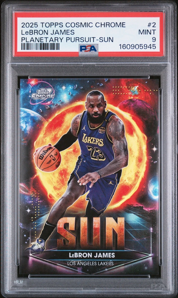 Topps LeBron James 9 Graded Basketball Sports Trading Cards