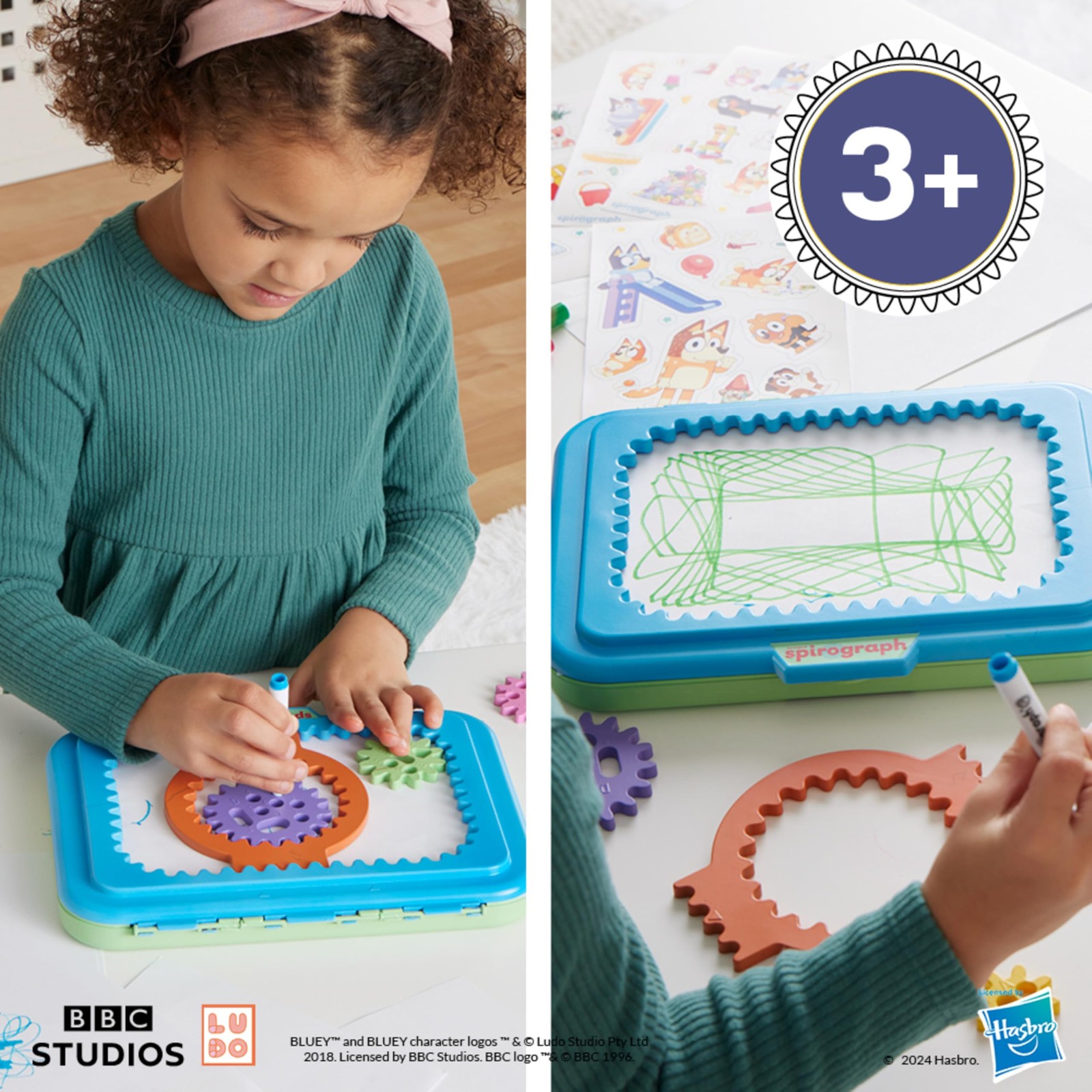 Spirograph Jr Bluey Toys - Toddler Arts And Crafts, Office Product