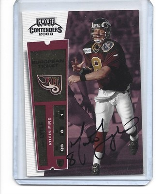NFL - Matt LYTLE  200 Contenders RC European Ticket AUTO #184 - Pitt PANTHERS QB