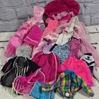 Damaged Barbie Doll Clothes Large Lot For Repairs Upcycle Crafts Some Tags VTG