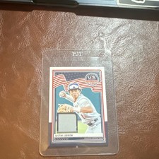 2025 Panini Stars & Stripes Justin Lebron Memorabilia #USA-JL Collegiate