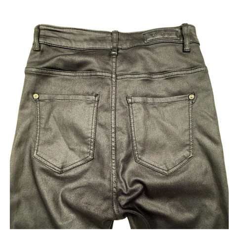 JDY Damen Jeans Skinny beschichtet schwarz W30/L26 – Stretch, sehr guter Zustand - Bild 3 von 8