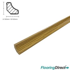 Laminate Scotia Floor Beading 2.4m Length 10 Pack MDF Edging Trim in 30 Colours