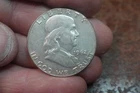 1962 FRANKLIN HALF DOLLAR SILVER 90% PART OF FULL COLLECTION IN DANSCO BOOK