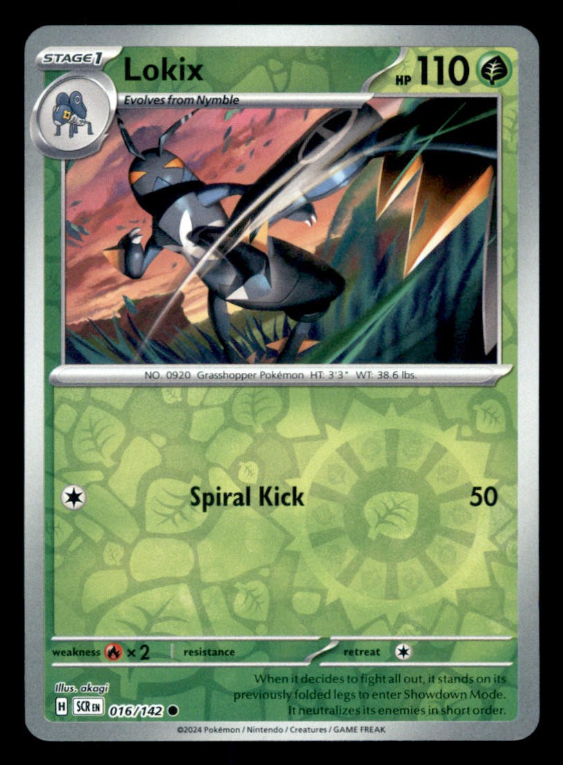 Lokix Normal Common SV07: Stellar Crown 016/142 NM