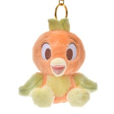 Japan Tokyo Disney Store Orange Bird Plush Toy Keychain SHERBET