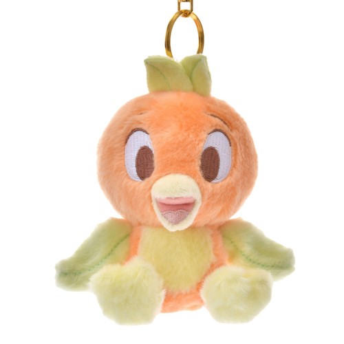 Japan Tokyo Disney Store Orange Bird Plush Toy Keychain SHERBET - Picture 1 of 3