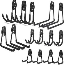 15x Ganci Garage Welwoon Portabici Parete Organizza Attrezzi Sedie Utensili