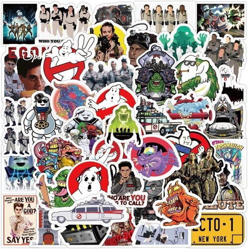50 Packs Ghostbusters Stickers Water Bottles Laptop Phone Motorcycle ...