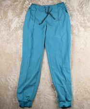 Teal Jogger Scrub Medical Pants SM 91 Polyester 9 Spandex