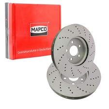 2x MAPCO BREMSSCHEIBEN 322mm GELOCHT/INNENBEL. VORNE passend für MERCEDES CLS | 2x MAPCO BREMSSCHEIBEN 322mm GELOCHT/INNENBEL. VORNE passend für MERCEDES CLS |