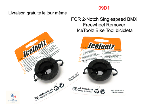 09D1 FOR 2-Notch Singlespeed BMX Freewheel Remover IceToolz Bike Tool bicicleta - Picture 9 of 9
