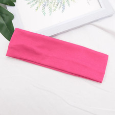 Sports Cotton Headbands Gym Yoga Running Sweat Absorbent Hair Band Elastic Fit