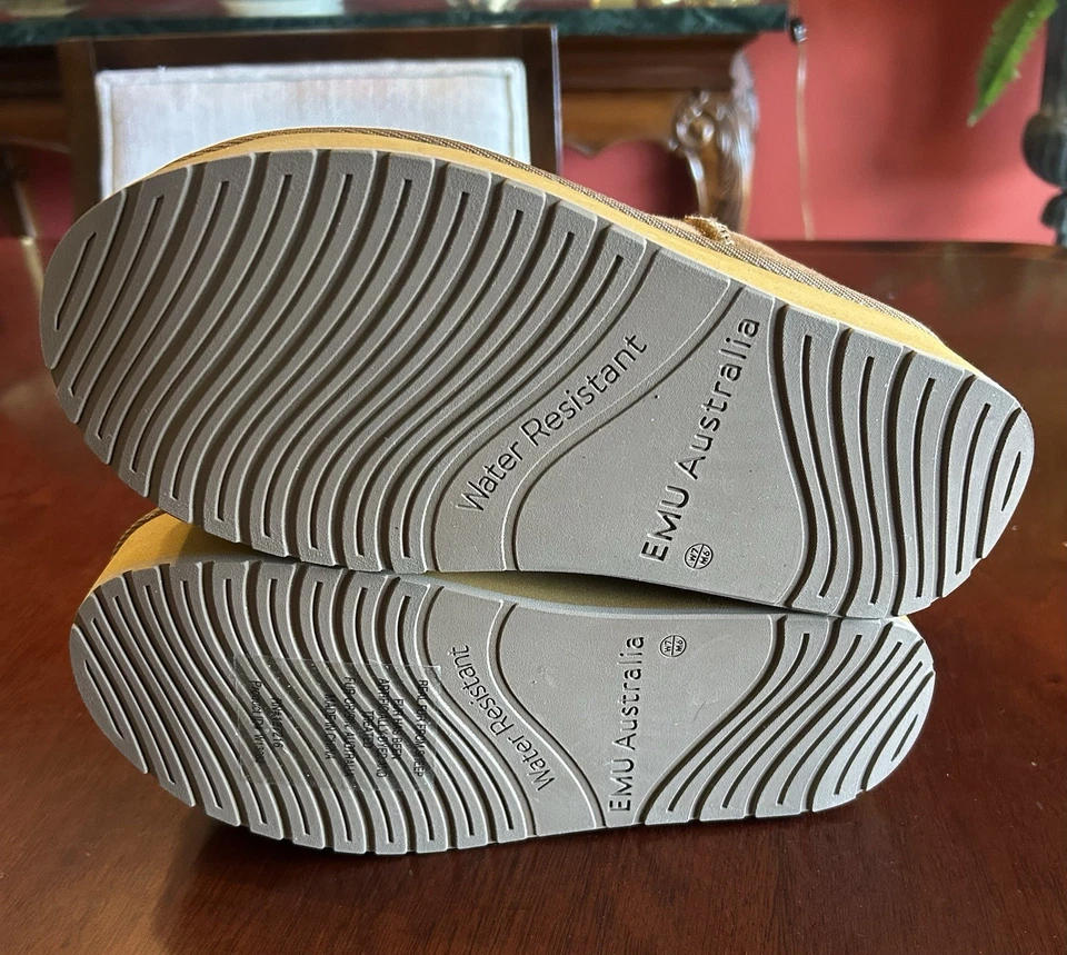 Emu Australia Stinger Micro Flatform Boots Tan Women's size 7 Free People New - Image 4 of 4