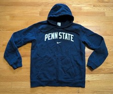 Nike Penn State University PSU Center Swoosh Hoodie Pullover Sweatshirt Adult L