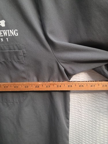Camicia Dickies Uomo XL Coronado Brewing Co. Bottoni Grigio Sirena Birra Ale Punk CE - Foto 9 di 13