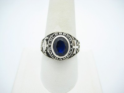 Blessed Sacrament 2011 Sterling Silver 14.5mm Class Ring Size 10