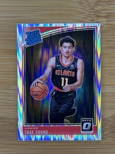Trae Young 2018-19 Panini Donruss Optic Shock Rated Rookie Atlanta Hawks #198