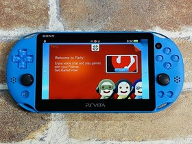 PS Vita PCH-2000 Aqua Blue SONY PlayStation Japan 16GB Charger Mobile Case EX P