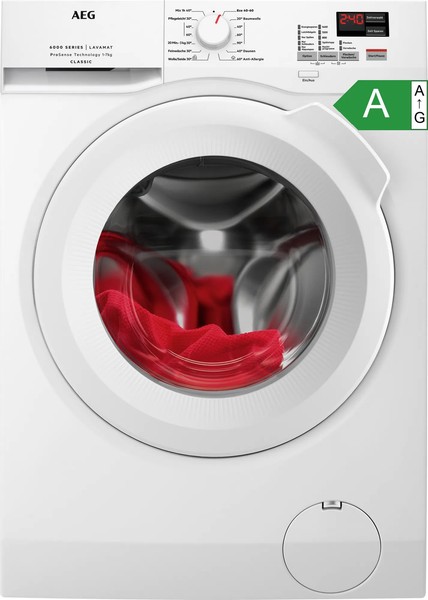 Aeg Waschmaschine Frontlader 7Kg 1400U Prosense A Protex Aquastop Weiß-image