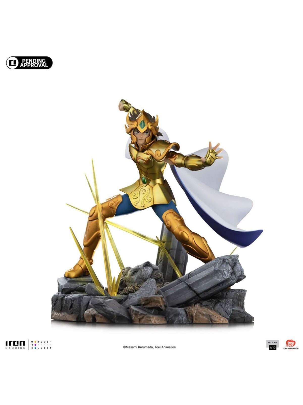 Saint Seiya Leo Aiolia Art Scale 1/10 Iron Studios Figura Coleccionable