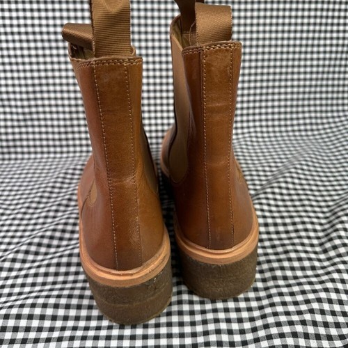 Loeffler Randall Raquel Classic Chelsea Boots Leather Warm Brown Women's Size 9 - Picture 4 of 9