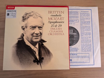 Decca SXL 6879 Britten Conducts Mozart Symphonies 25 & 29 NM 