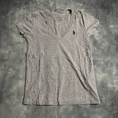 Polo Ralph Lauren T-Shirt Damen Grau Gr. XXS #I6-35