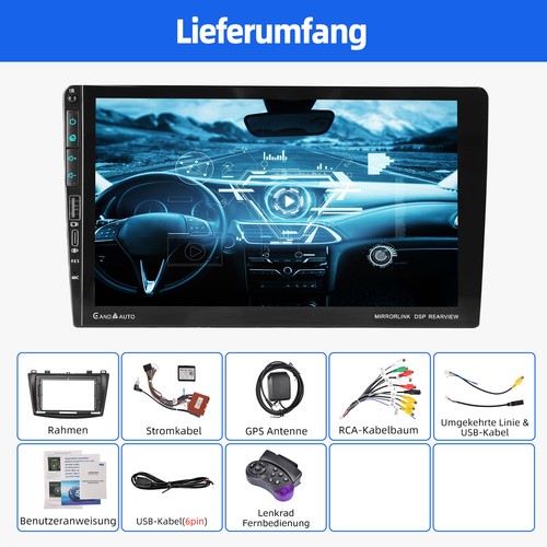 Für Mazda 3 Mazda3 2010-2013 BL 9" Android 13 Autoradio GPS Navi WIFI BT FM RDS - Bild 14 von 14